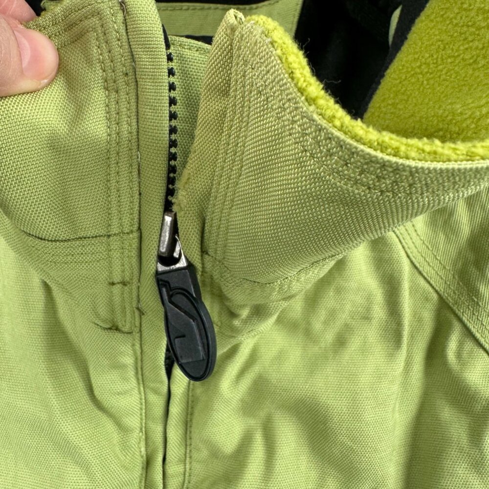 Vintage Vans Mens Snowboard Jacket XL Lime Navy 90s Colorblock - Picture 6 of 11